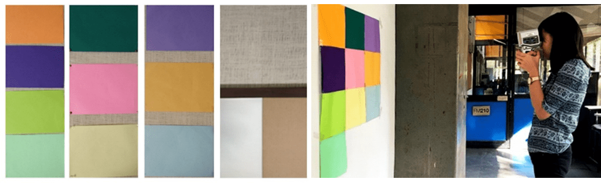Light measurements using luminance meter